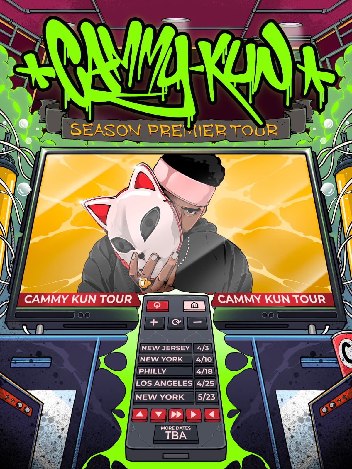 Cammy Kun Season Premier Tour Flyer